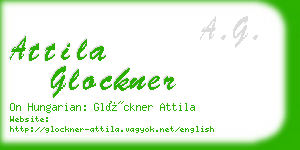 attila glockner business card